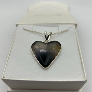 Blue John Pendant Large Heart